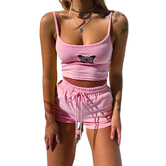Butterfly Babe Short Set