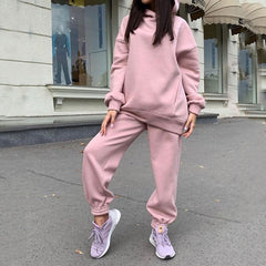 2 pieces  Hooded Sweatsuit