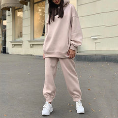 2 pieces  Hooded Sweatsuit