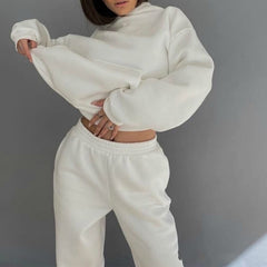 2 pieces  Hooded Sweatsuit