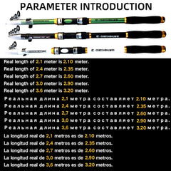 Carbon Fiber Telescopic Fishing Rod