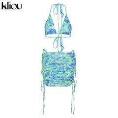 Colorful Island Bikini Set