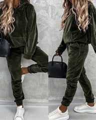 Velour 2 Piece Sweatsuit