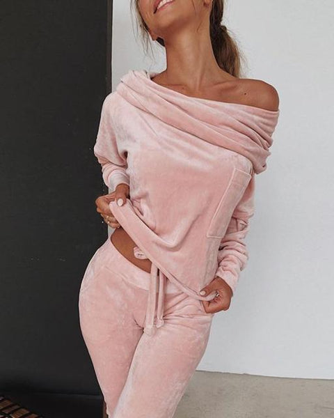 Velour 2 Piece Sweatsuit