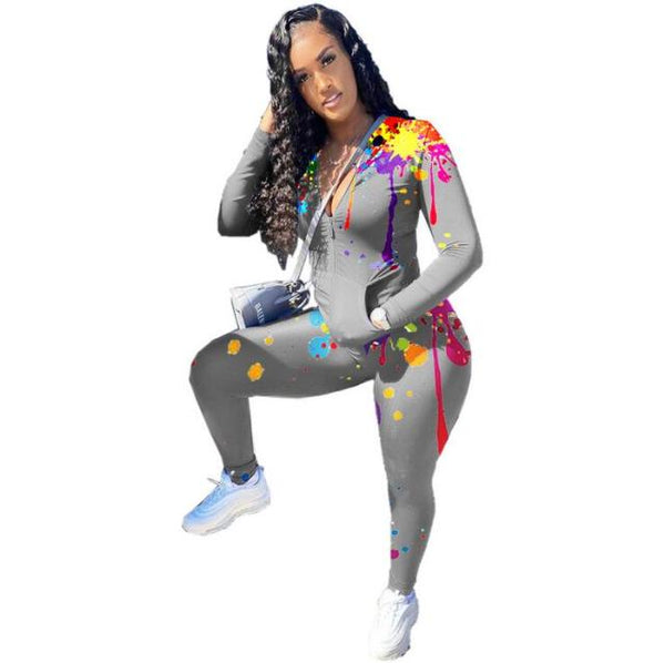 Women's Splashed Sportswear