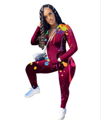 Women's Splashed Sportswear