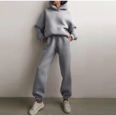 2 pieces  Hooded Sweatsuit