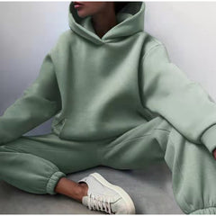 2 pieces  Hooded Sweatsuit