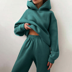 2 pieces  Hooded Sweatsuit