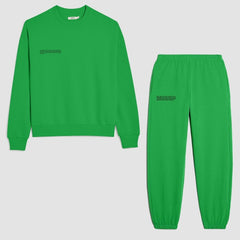 Fine Print Cotton Sweatsuit For Women
