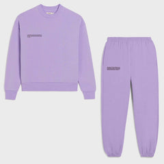 Fine Print Cotton Sweatsuit For Women