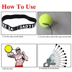 Boxing Reflex Speed Ball with Adjustable Headband