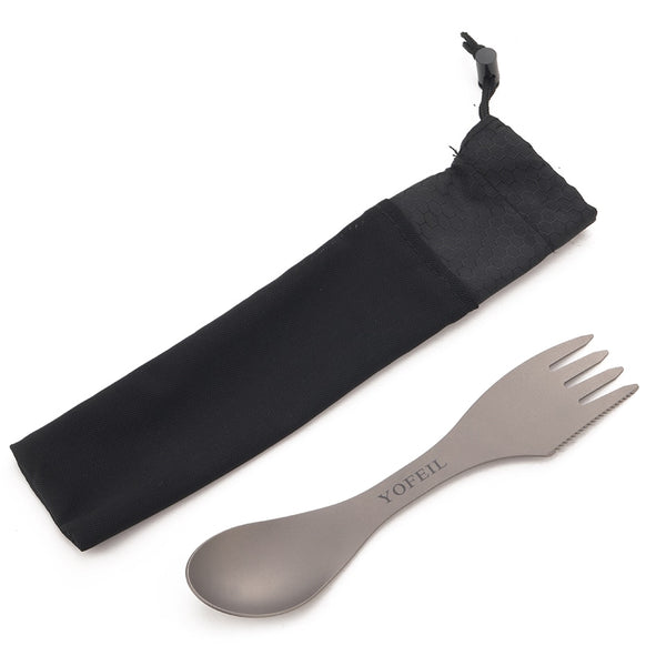 Camping Titanium Spoon Fork