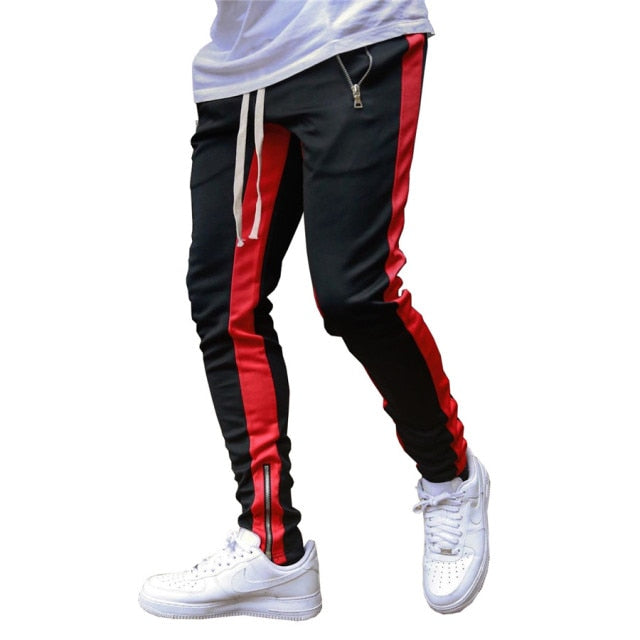 Men's Striped Gym Sport Joggers