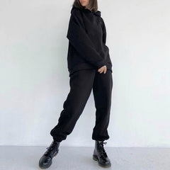 2 pieces  Hooded Sweatsuit
