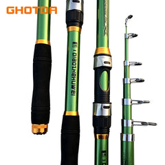 Carbon Fiber Telescopic Fishing Rod