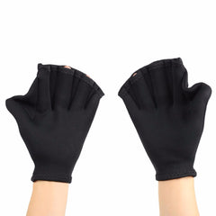 Black Swimming Gloves