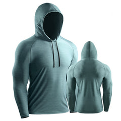 Men's Long Sleeve Hooded Shirt