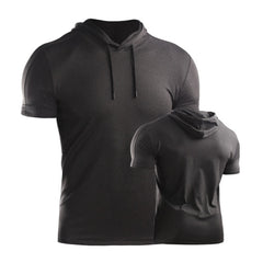 Men's Long Sleeve Hooded Shirt