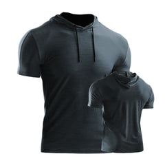 Men's Long Sleeve Hooded Shirt