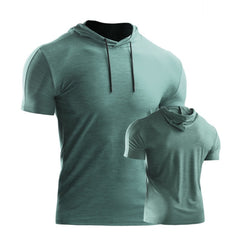 Men's Long Sleeve Hooded Shirt