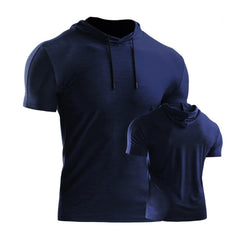 Men's Long Sleeve Hooded Shirt