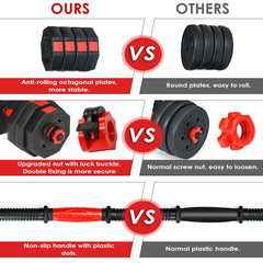 10-30KG Adjustable Barbell Set