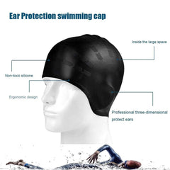 Ear Protection Silicone Swimming Caps