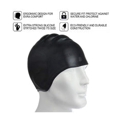 Ear Protection Silicone Swimming Caps